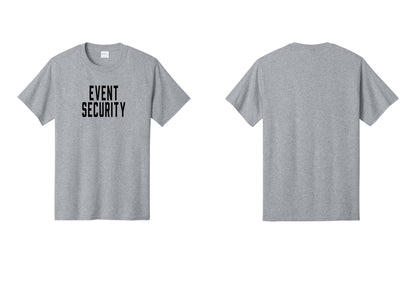 NYC Factory Event Security T-Shirt for Venues & Crowd Management (Classic) - Front Only - Athletic Heather