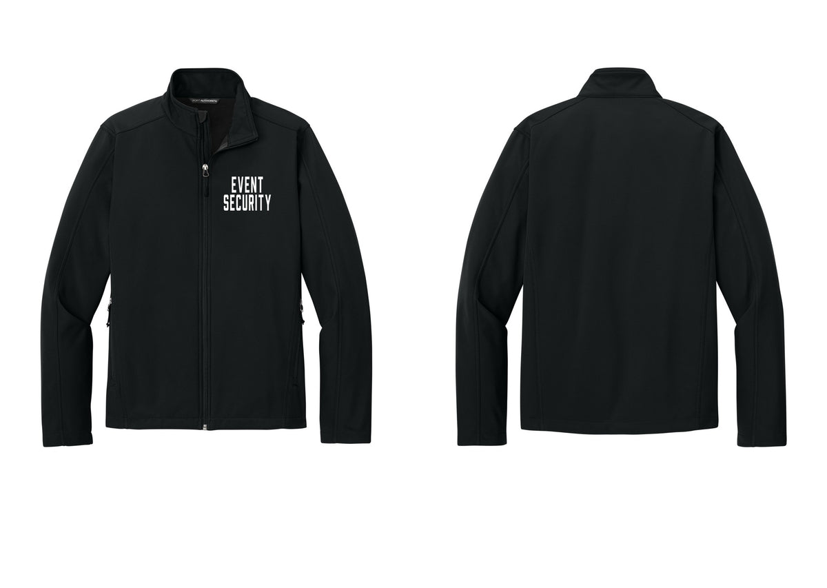 NYC Factory Event Security Soft Shell Jacket (Classic) - Chest Only - Black