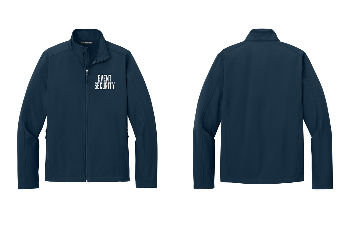 NYC Factory Event Security Soft Shell Jacket (Classic) - Chest Only - Dress Blue Navy