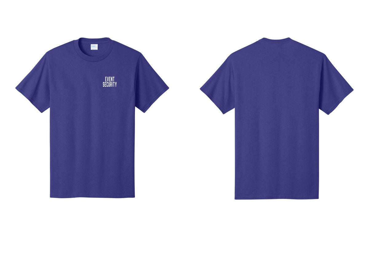 NYC Factory Event Security T-Shirt for Venues & Crowd Management (Classic) - Chest Only - Purple