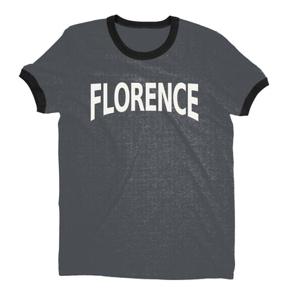 Florence Ringer Tee — Dark Heather
