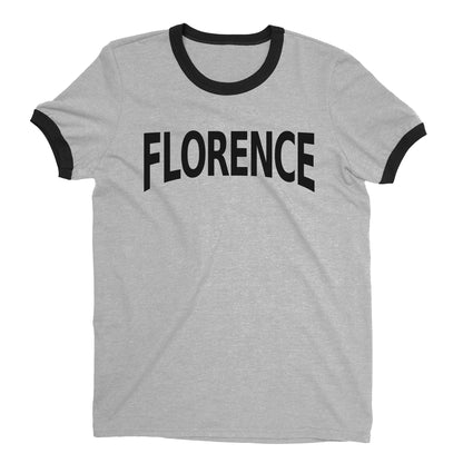 Florence Ringer Tee — Heather Gray