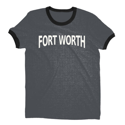 Fort Worth Ringer Tee — Dark Heather