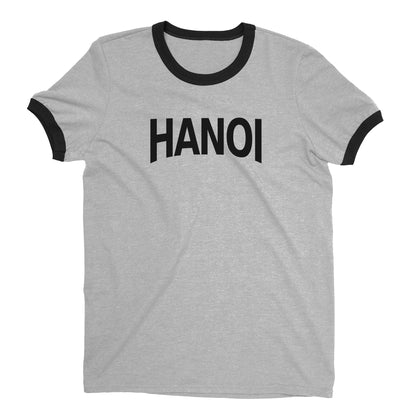 Hanoi Ringer Tee — Heather Gray
