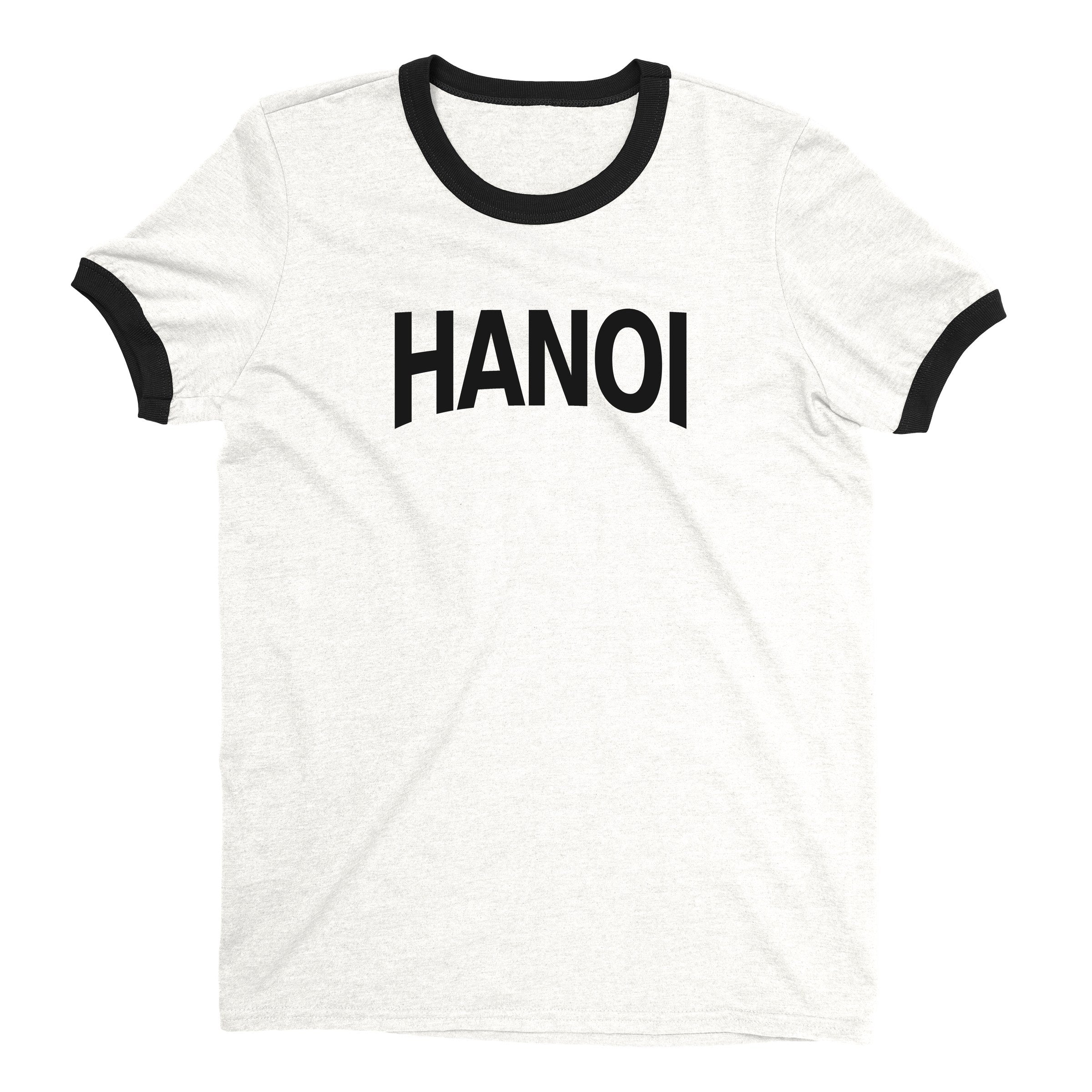 Hanoi Ringer Tee — White