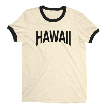 Hawaii Ringer Tee — Natural