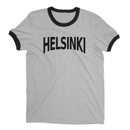 Helsinki Ringer Tee — Heather Gray