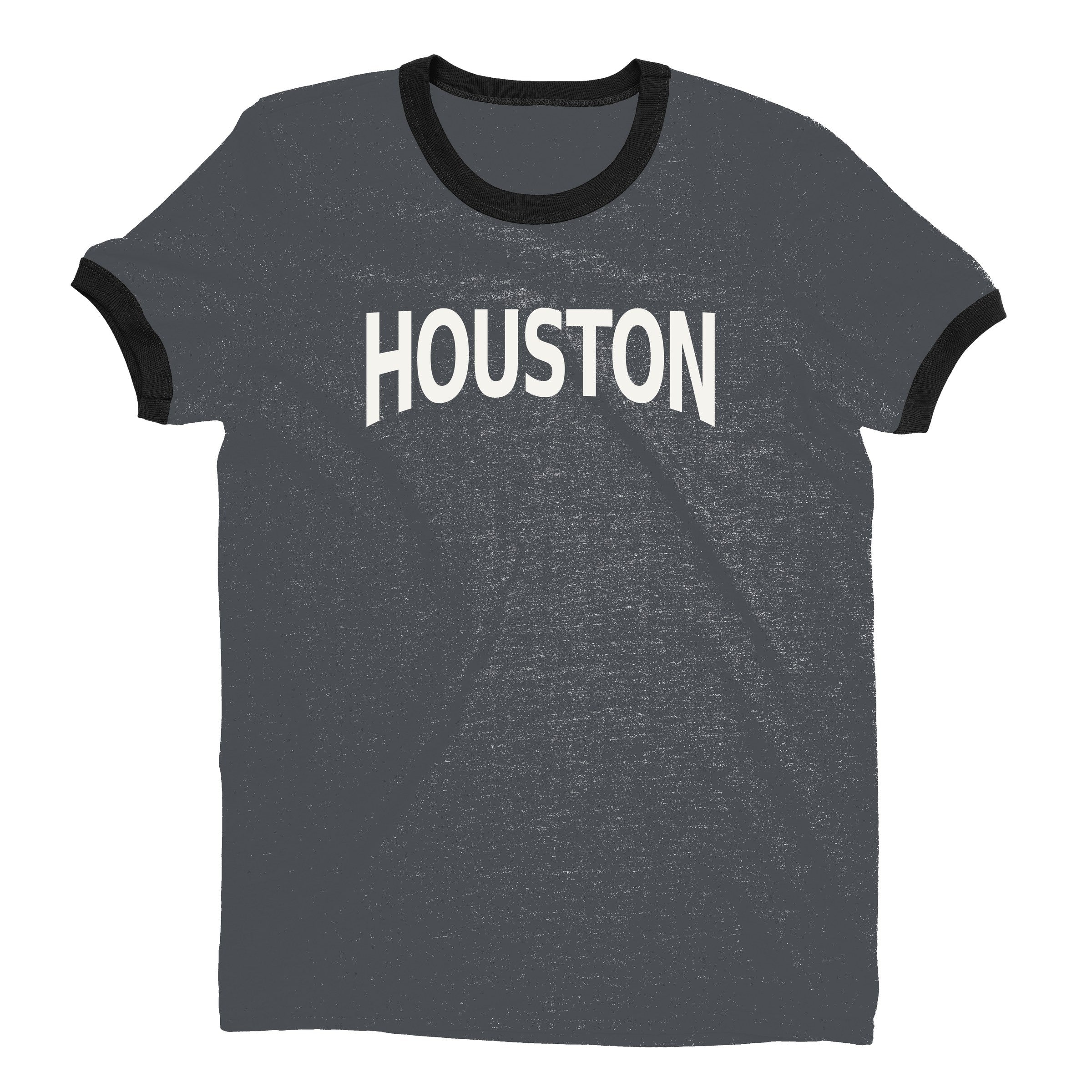 Houston Ringer Tee — Dark Heather
