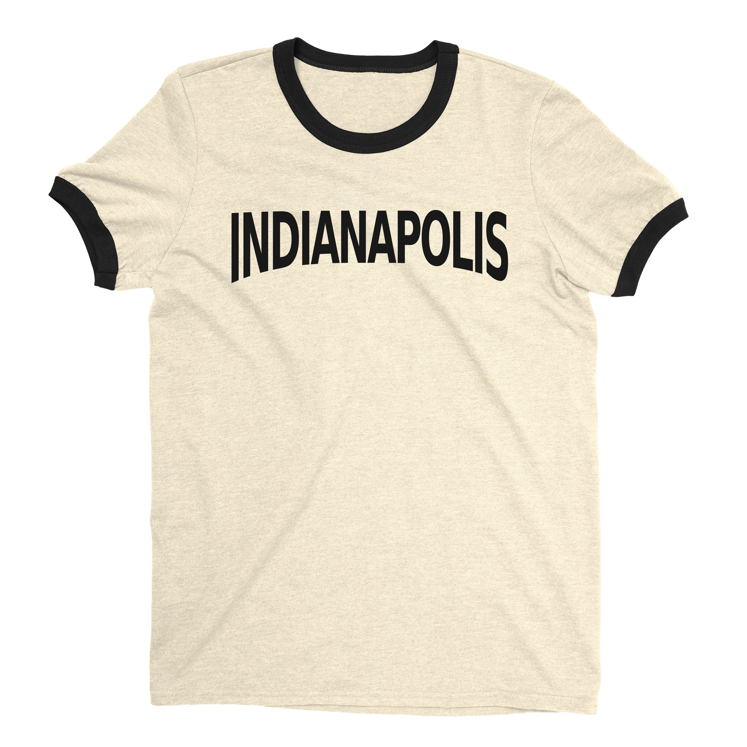 Indianapolis Ringer Tee — Natural