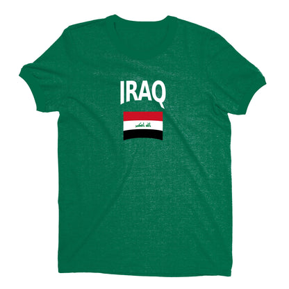Iraq World Cup Plain Tee Unisex T-Shirt -- NYC Factory - Green