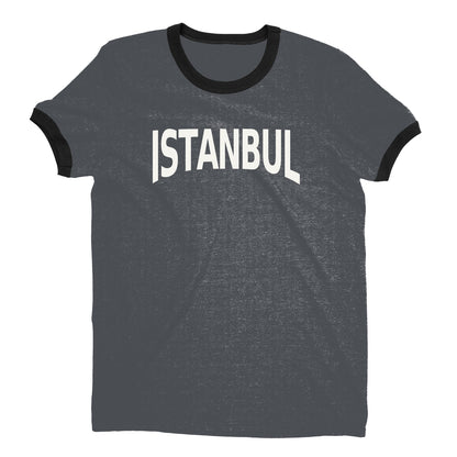 Istanbul Ringer Tee — Dark Heather