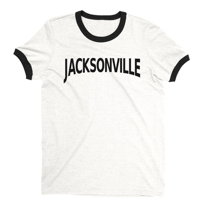 Jacksonville Ringer Tee — White