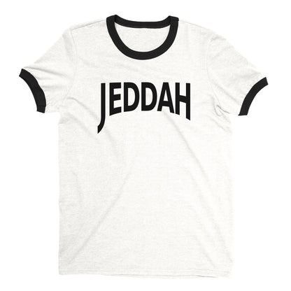 Jeddah Ringer Tee — White