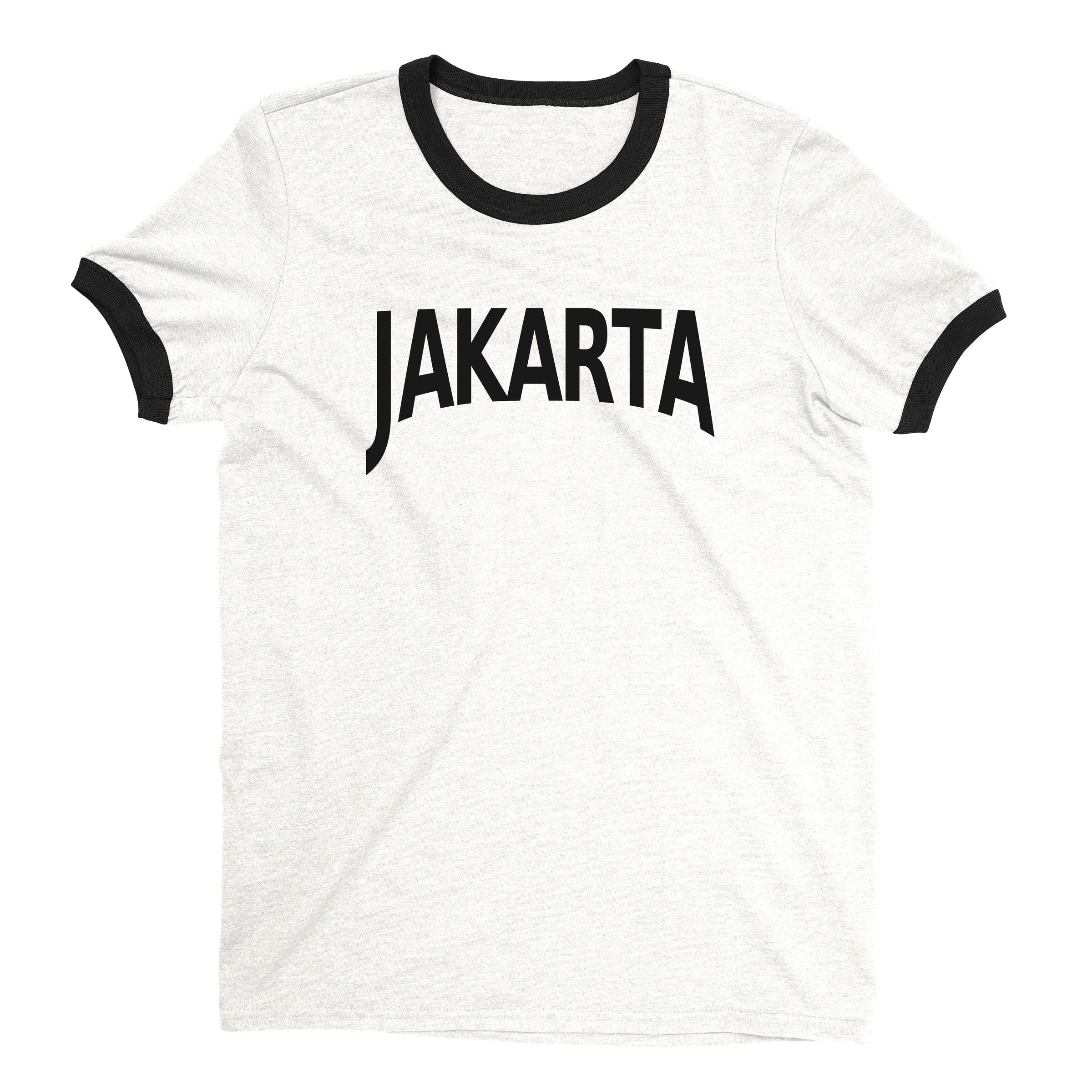 Jakarta Ringer Tee — White