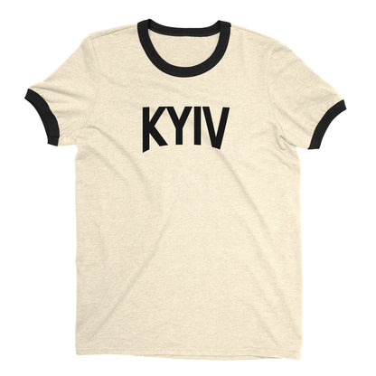 Kyiv Ringer Tee — Natural