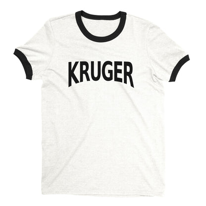 Kruger National Park Ringer Tee Retro Style Men's T-Shirt - NYC Factory - White