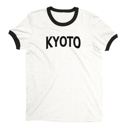 Kyoto Ringer Tee — White