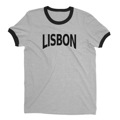 Lisbon Ringer Tee — Heather Gray