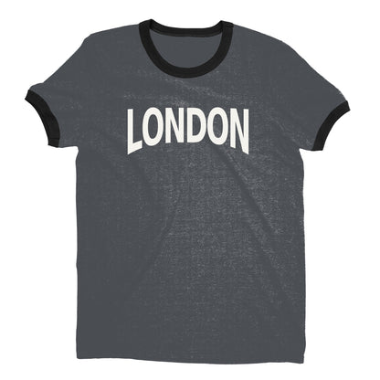 London Ringer Tee — Dark Heather