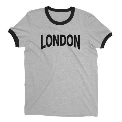 London Ringer Tee — Heather Gray
