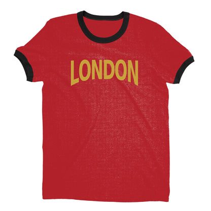 London Ringer Tee — Red