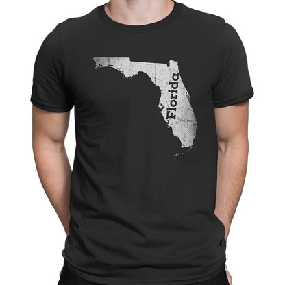 NYC FACTORY Florida Mens Tee Home State T-Shirt Unisex Shirt