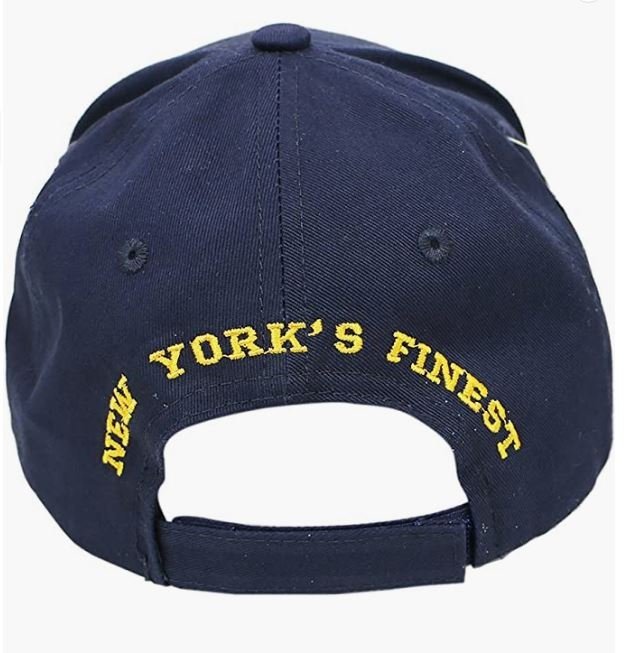 Men's NYPD Baseball Hats / All Styles / Officially Licensed Cap (Navy Blue, New York Finest)