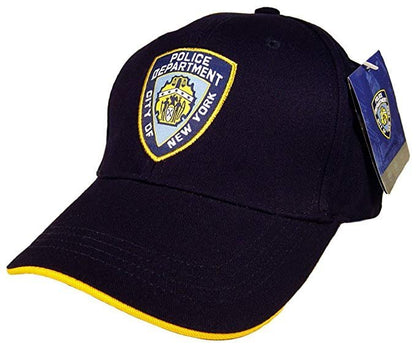 Men's NYPD Baseball Hats (Naqvy / White, 99307)