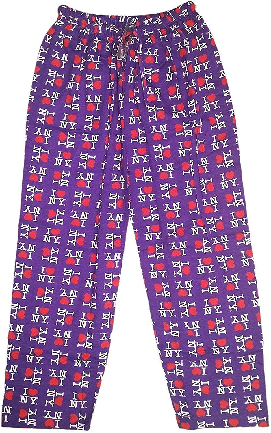 I Love NY Lounge Pants Pajama Bottoms New York Sleepwear