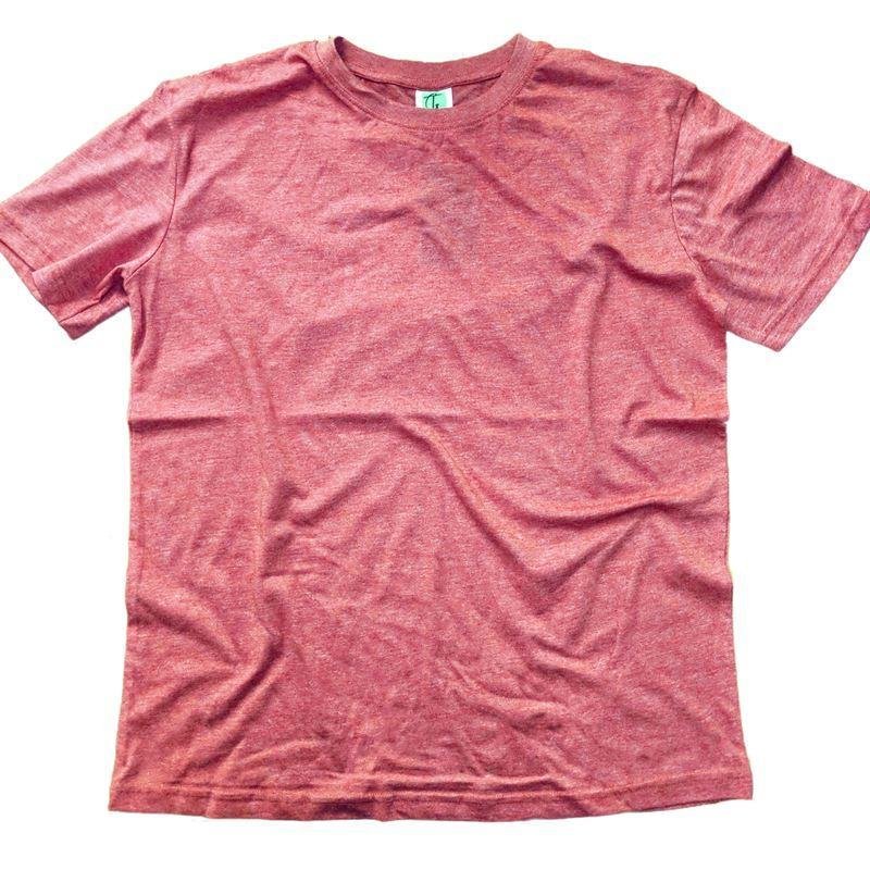 Tulo  Garn Kids Heather Color Cotton Blend Crew Tee