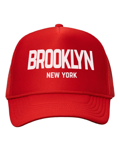 Brooklyn New York Retro Design Trucker Baseball Hat
