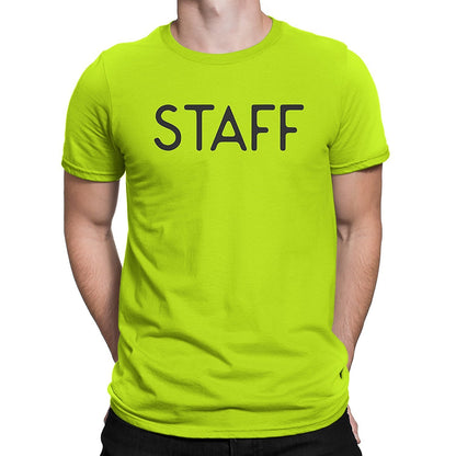 NYC FACTORY Staff T-Shirt Screen Printed Tee Printed Front & Back Staff Event Shirt