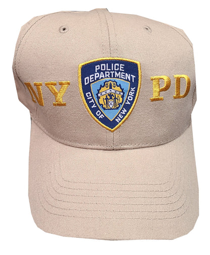 Men's NYPD Baseball Hats (Naqvy / White, 99307)