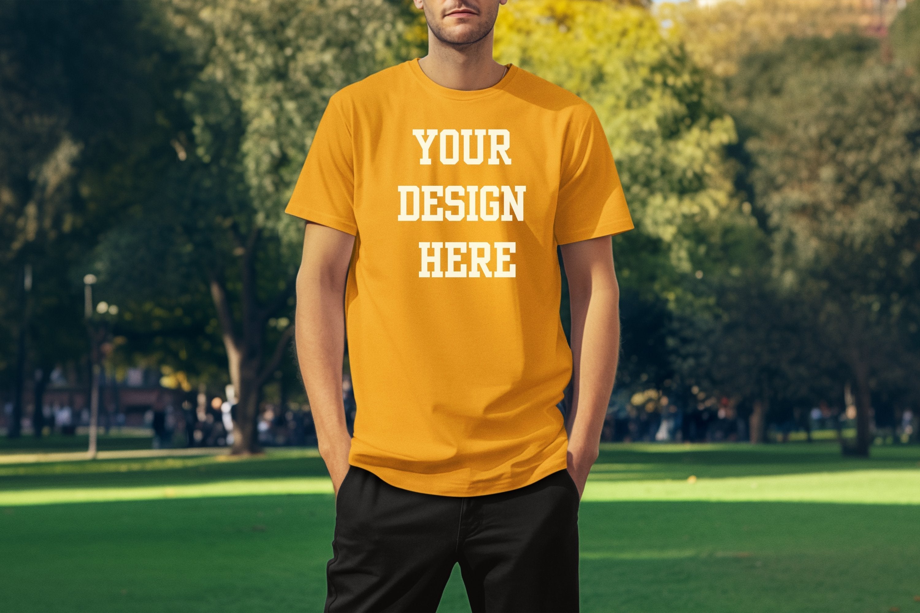Medium Your Design Here Custom T-Shirt