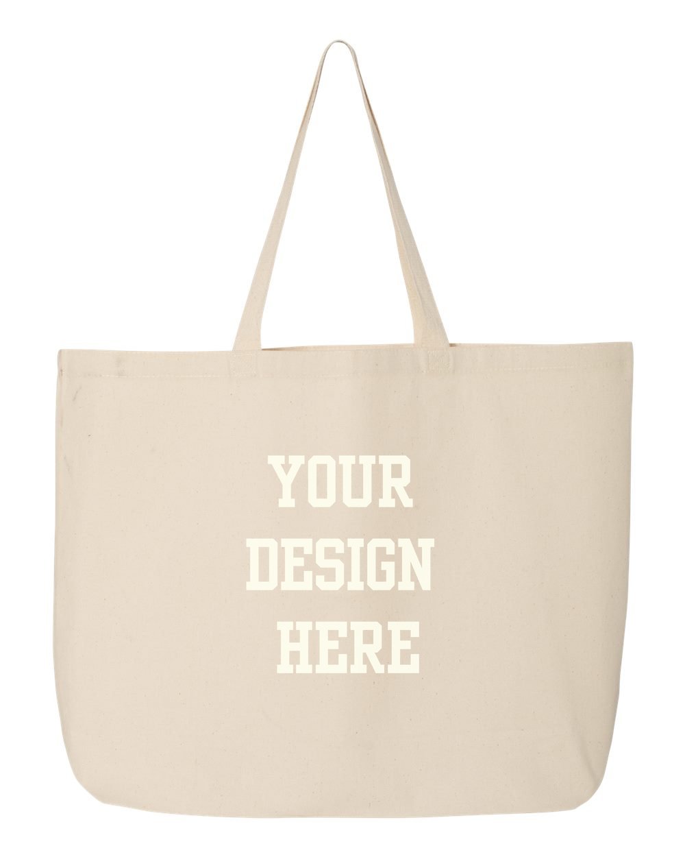 Your Design Here Custom Tote Bags Add Your Design or Artwork