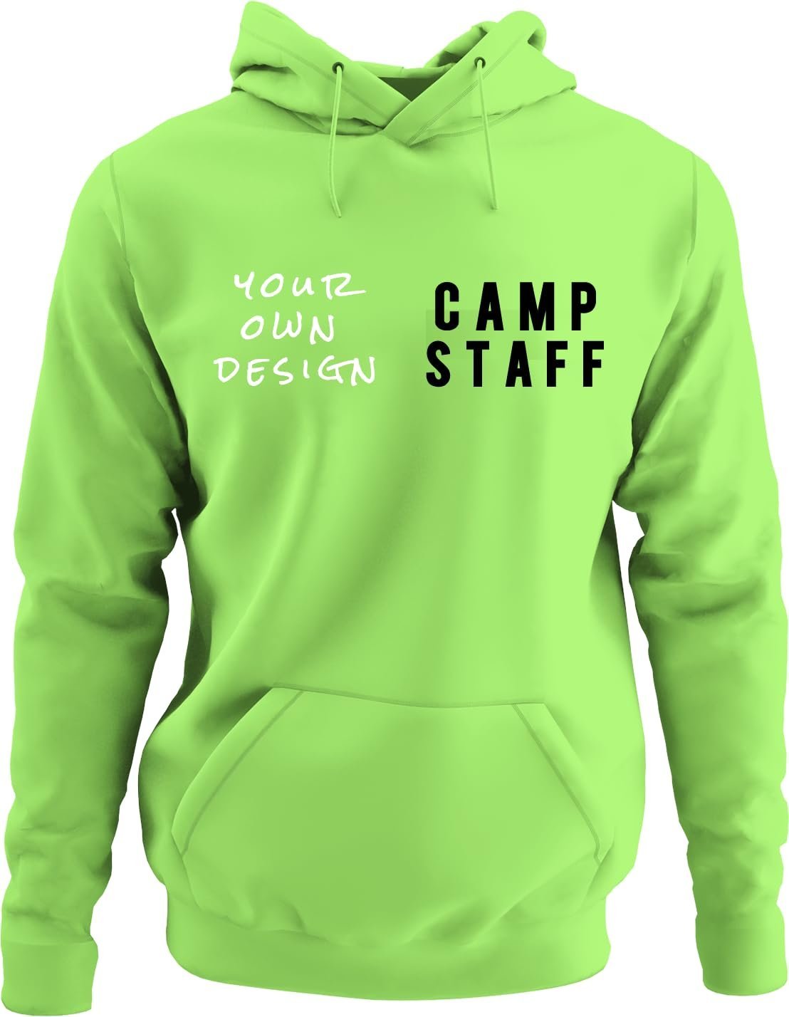 NYC FACTORY Mens EVENT STAFF Cotton Fleece Pullover Hoodie Sweatshirt