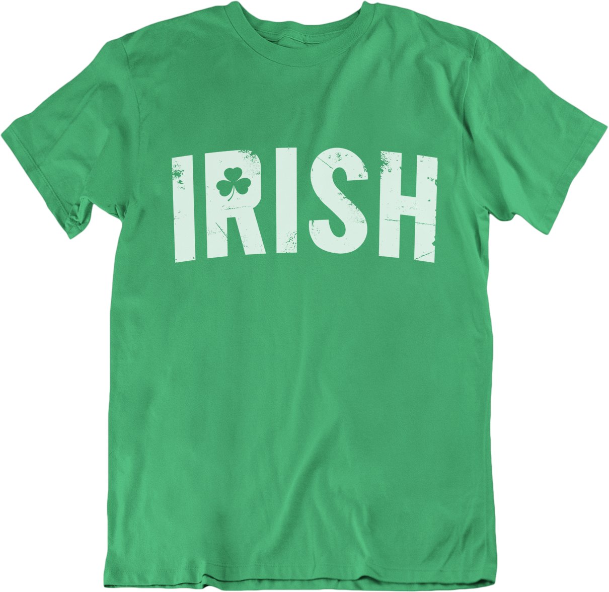 Men's Irish Letters Tee Soft Ring-Spun Printed in USA T-Shirt ST Patricks Day Shirt