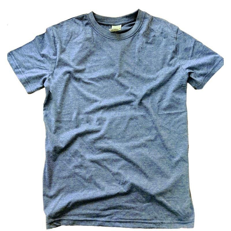 Tulo  Garn Mens Heather Color Cotton Blend Tee
