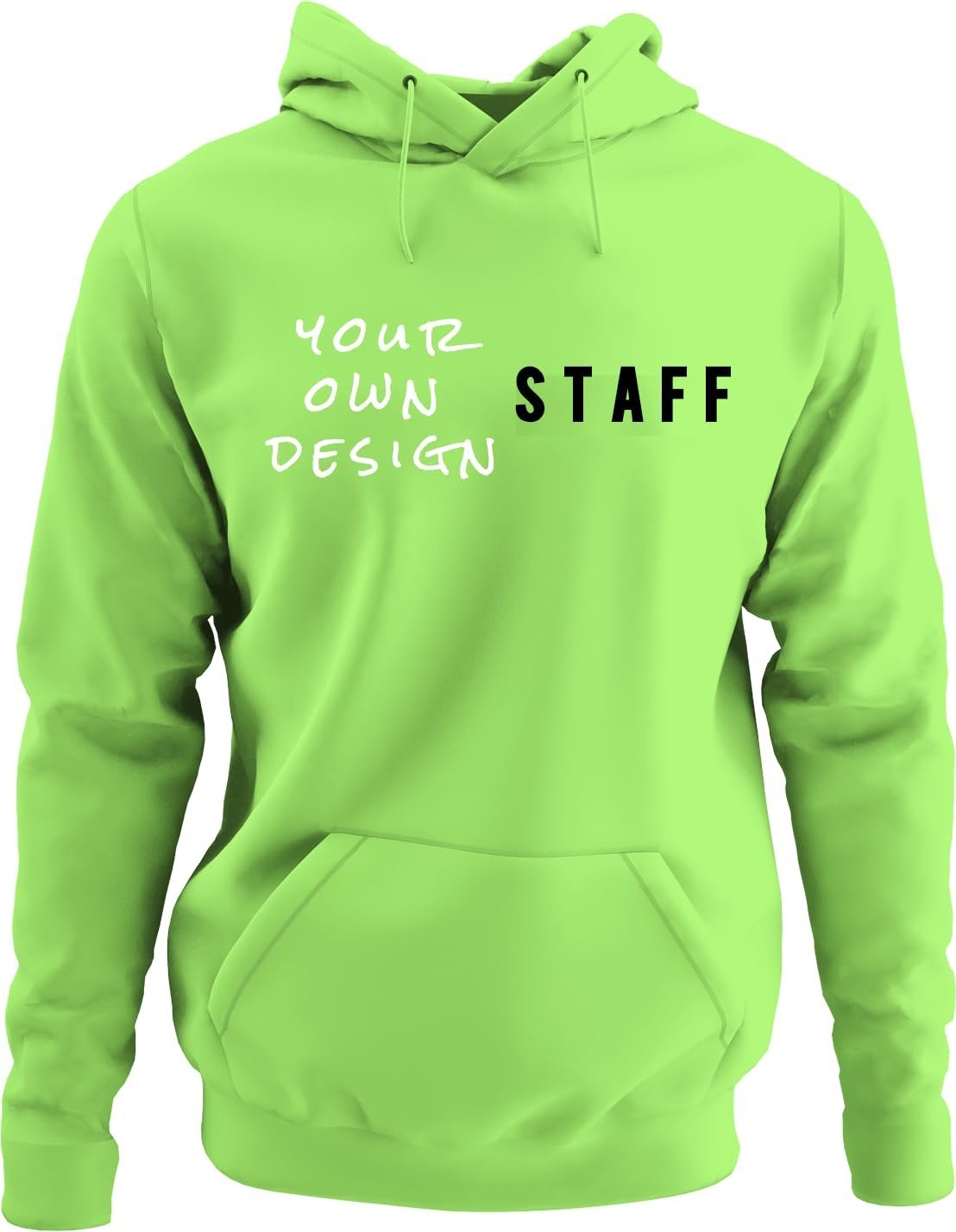 NYC FACTORY Mens EVENT STAFF Cotton Fleece Pullover Hoodie Sweatshirt