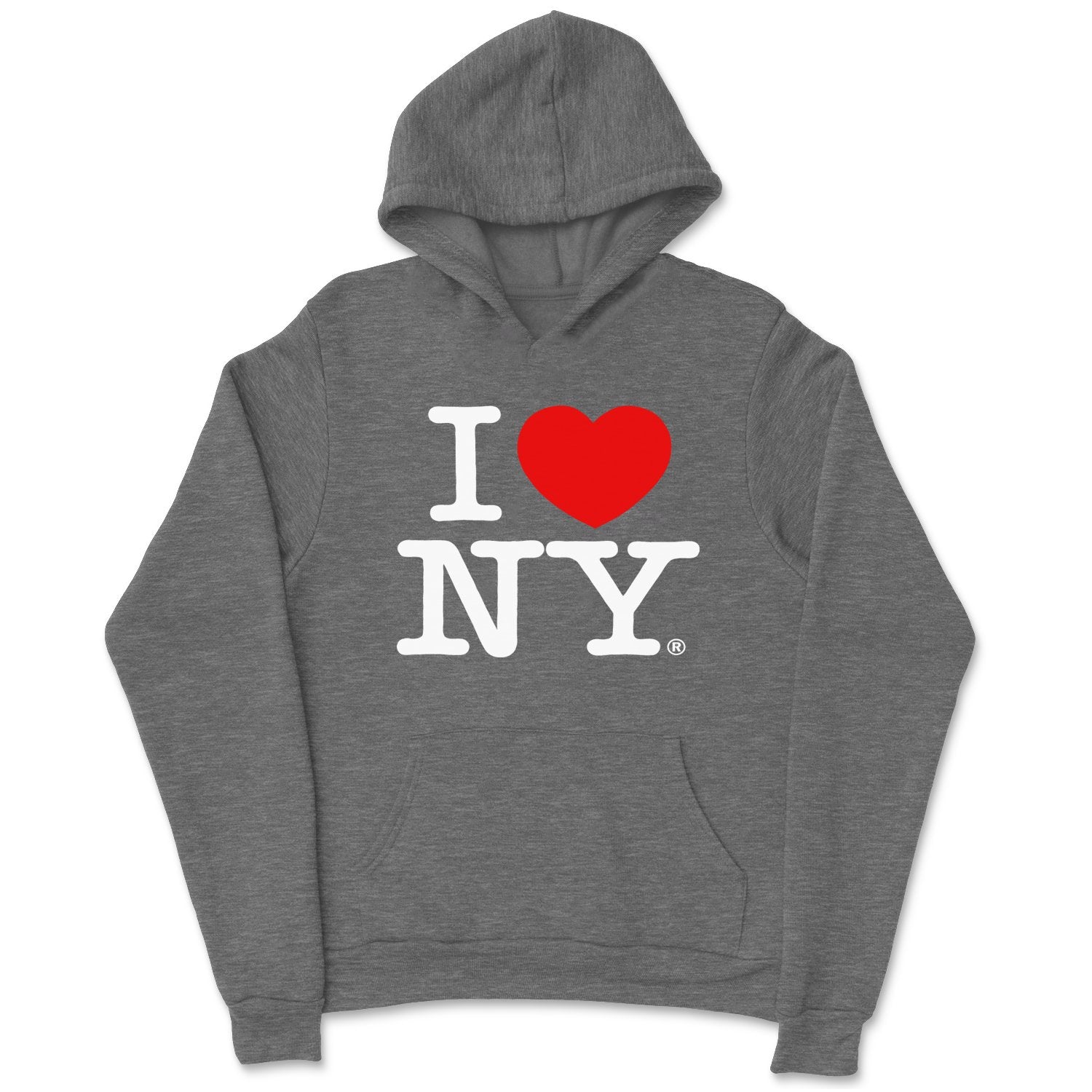 I Love NY Kids Hoodie Sweatshirt Officially Licensed (Youth, Turquoise)