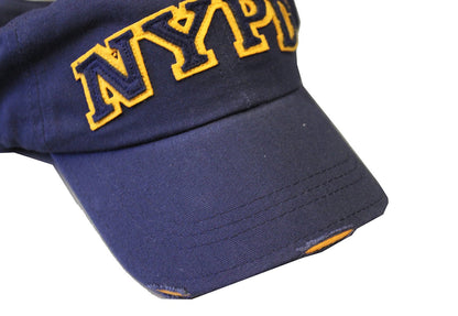 Men's NYPD Baseball Hats (Navy / Yellow 99310)