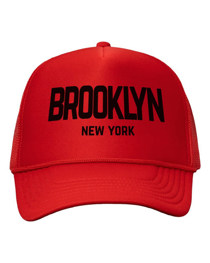 Brooklyn New York Retro Design Trucker Baseball Hat