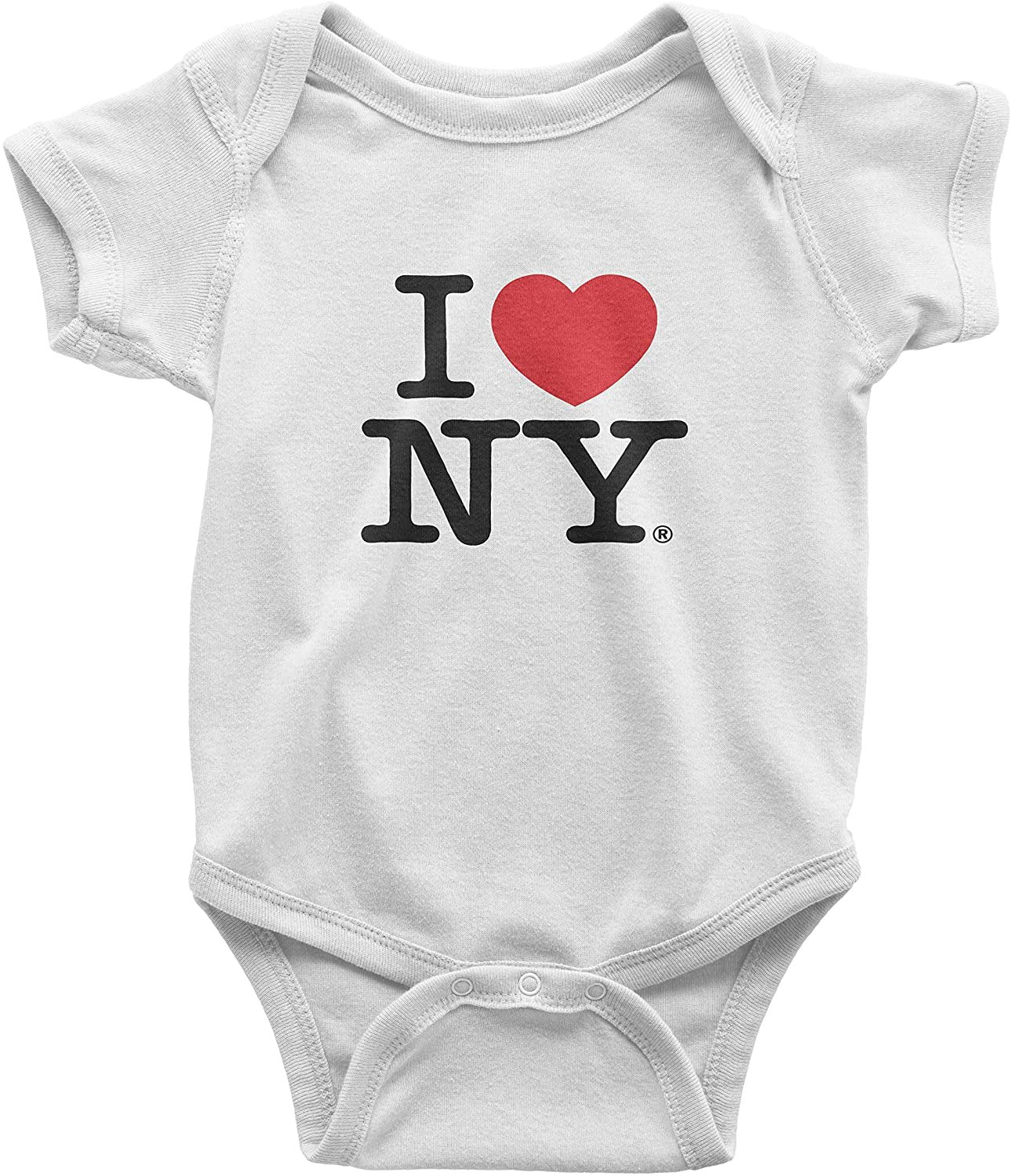 I Love NY Baby Bodysuit White