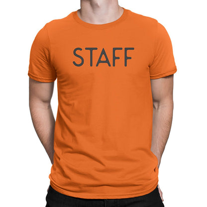 NYC FACTORY Staff T-Shirt Screen Printed Tee Printed Front & Back Staff Event Shirt