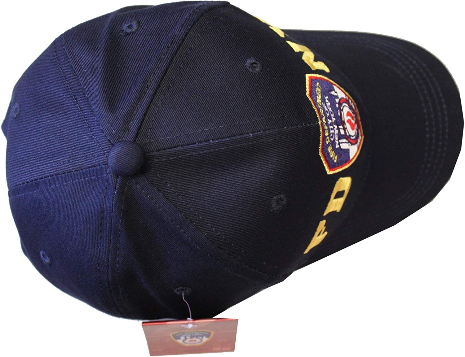 New York's Tiniest Hero: Baby Hat with Official FDNY Logo (Navy Blue)