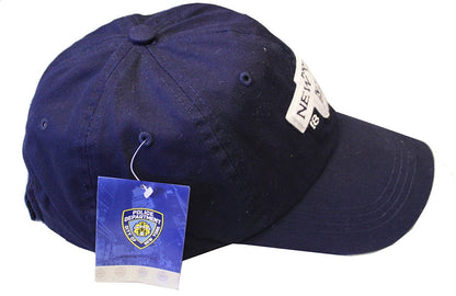 Men's NYPD Baseball Hats (Navy, Distressed Style)