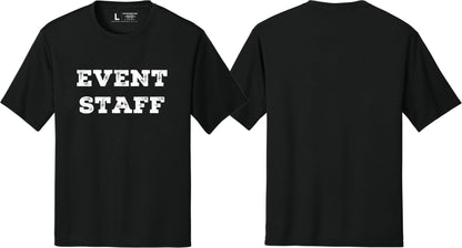 Professional Event Men's Unisex Staff Tees - Front & Back All Colors & Sizes In Stock