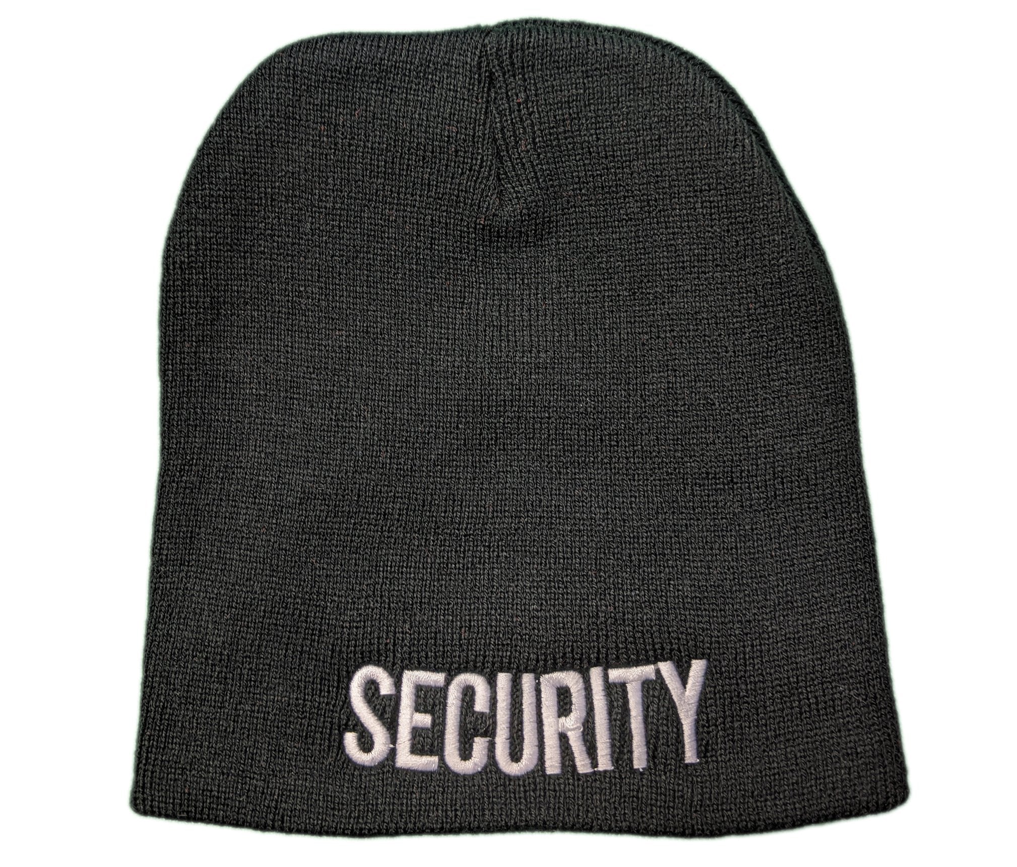 Men's Security Beanie (Black / White)