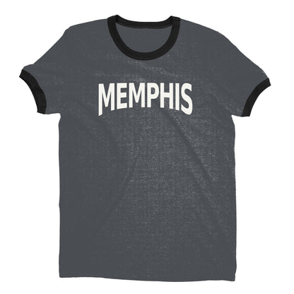 Memphis Ringer Tee — Dark Heather