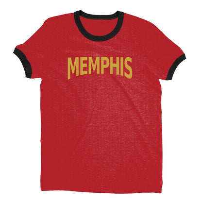 Memphis Ringer Tee — Red
